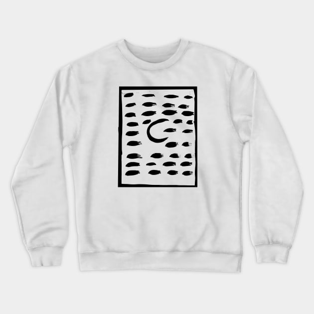 Painting of letter c lowercase Crewneck Sweatshirt by the_spiritual_view